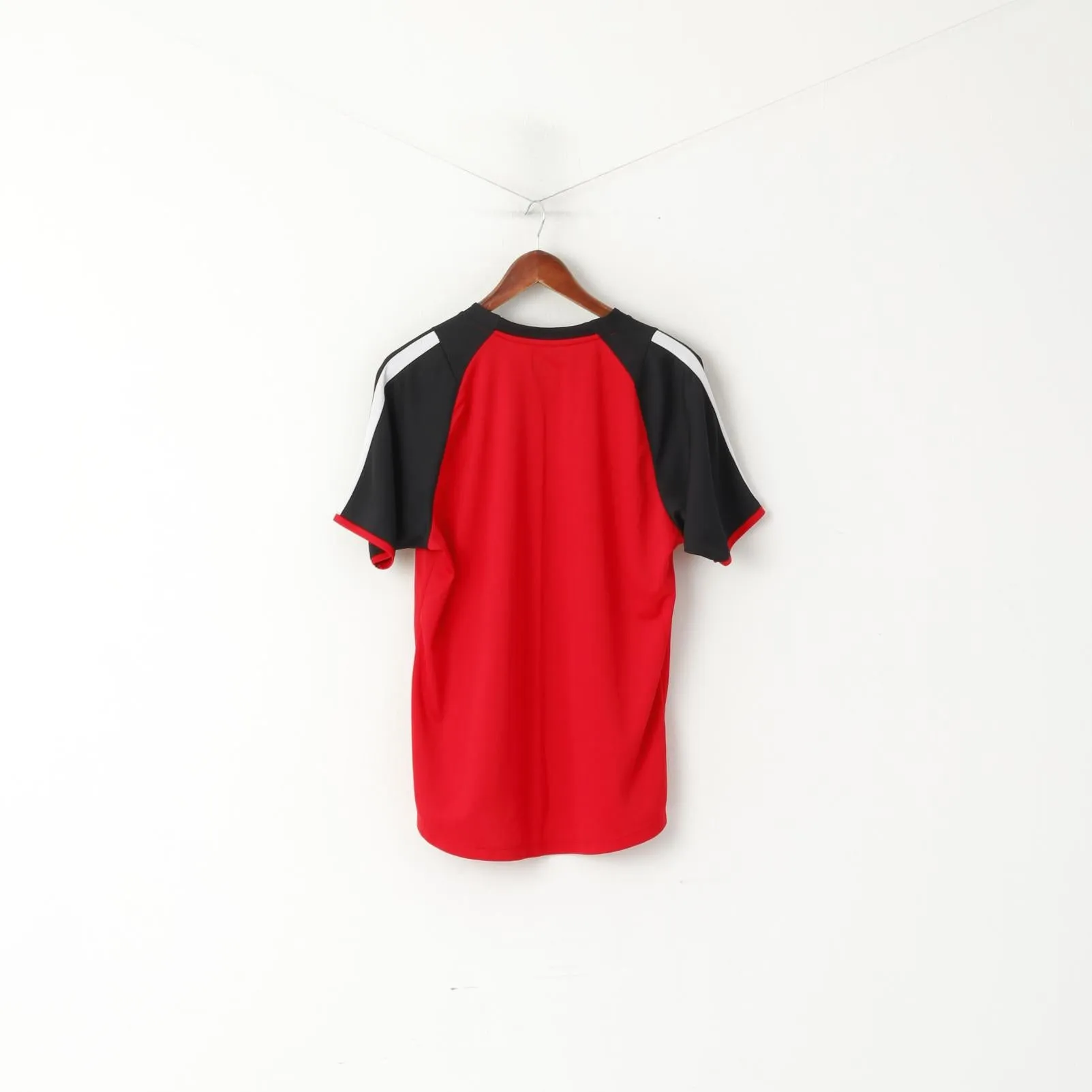 Umbro Men L Shirt Red A.F.C. Sunderland Football Club Sportswear Jersey Top