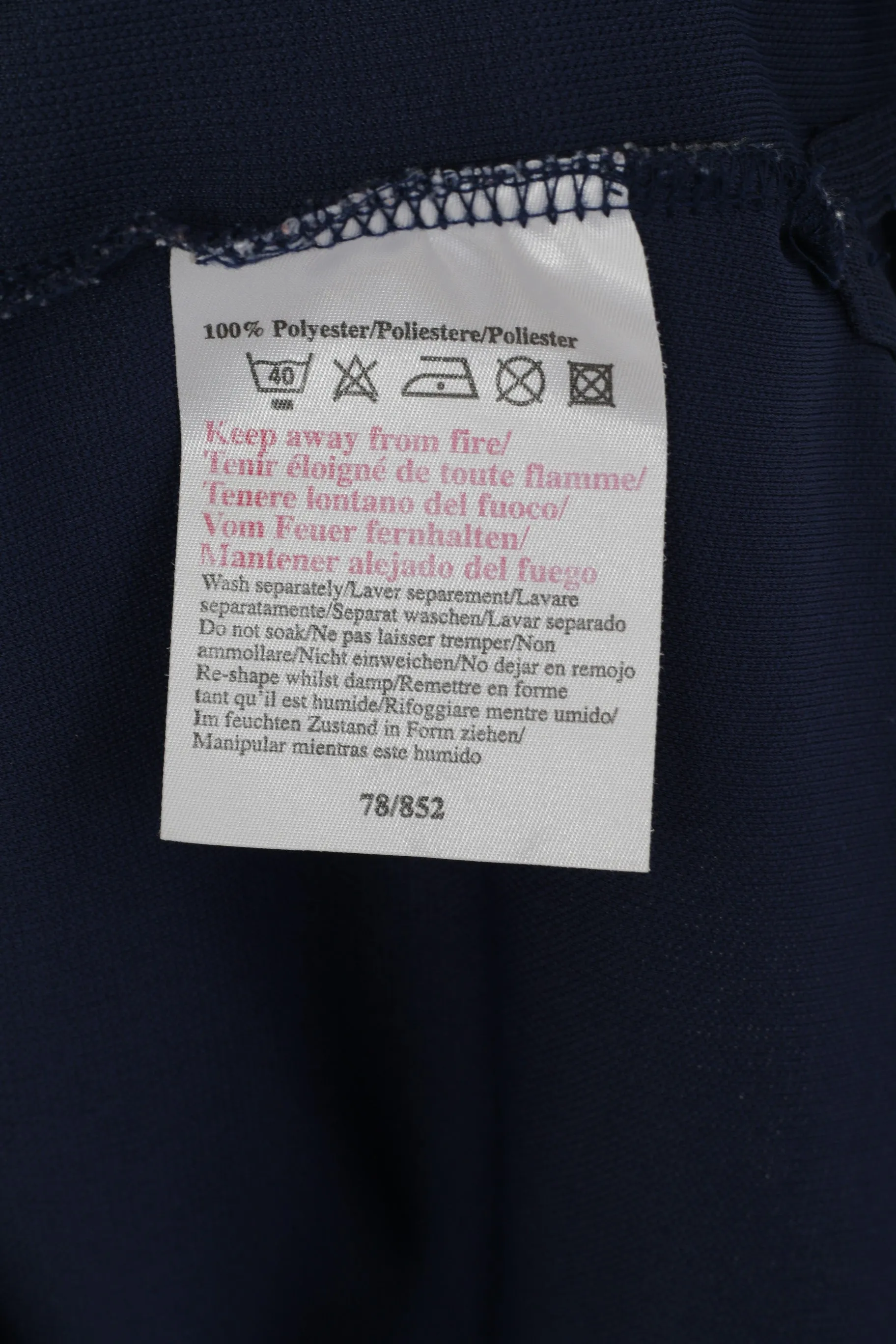 Umbro Men XL Polo Shirt Navy England National Football Team Jersey Sport Top