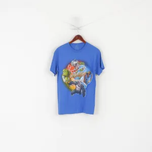 Universal Studios Men S Shirt Blue Cotton Vintage Hollywood Shrek King Kong Top
