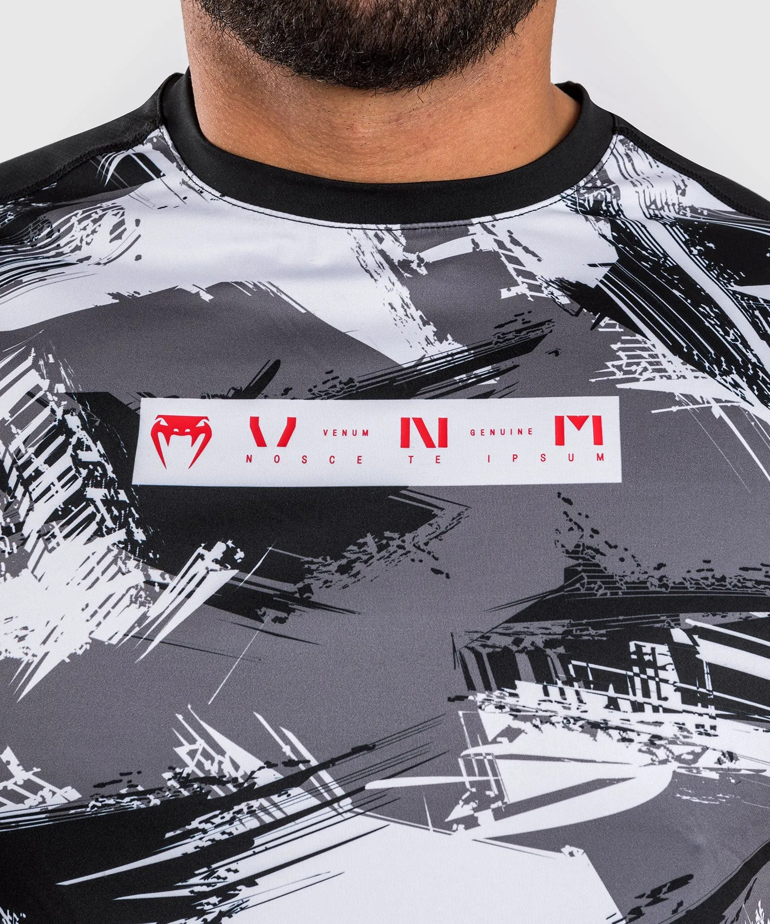 Venum Electron 3.0 Dry-Tech t-shirt - Grey/Red