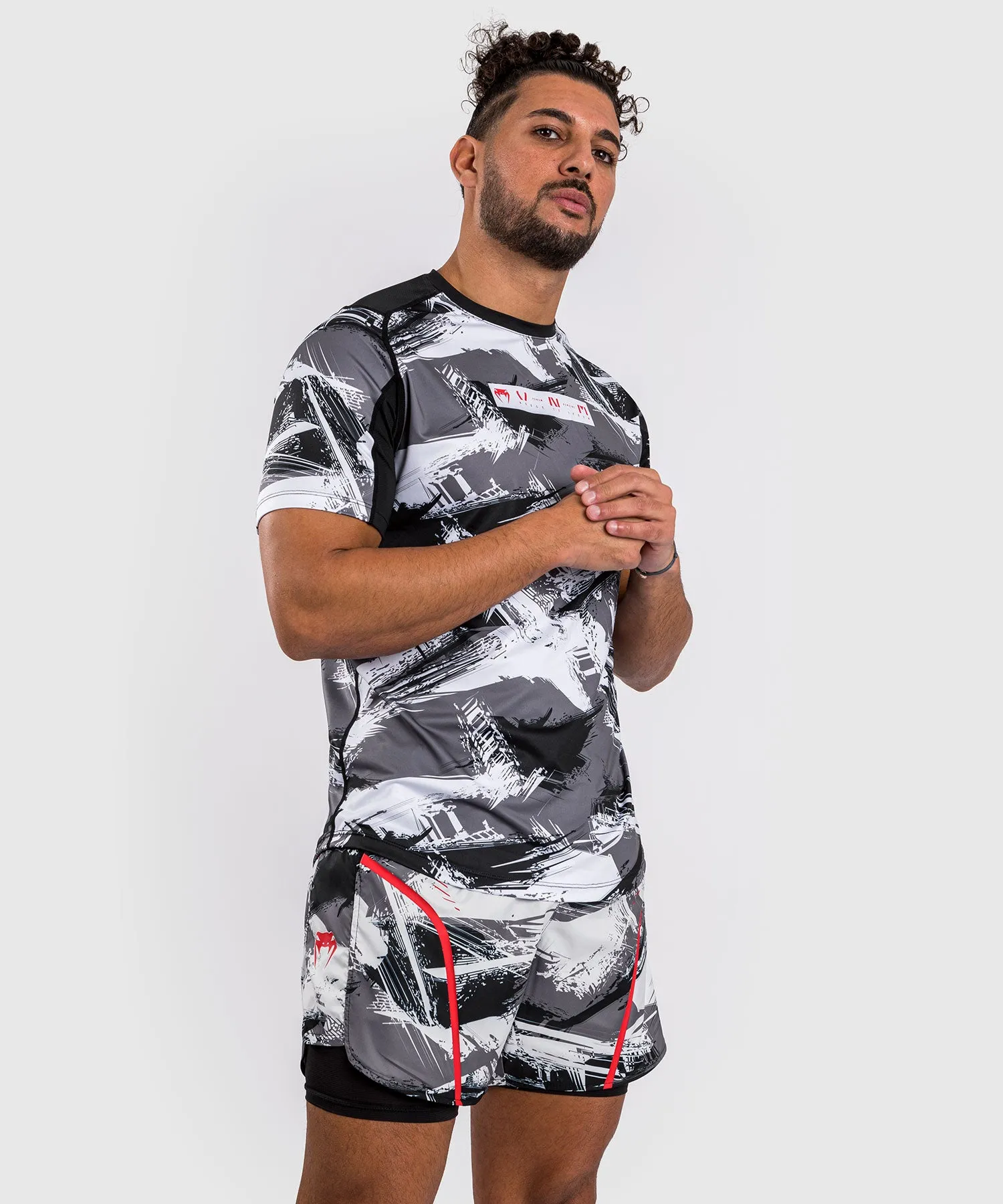Venum Electron 3.0 Dry-Tech t-shirt - Grey/Red