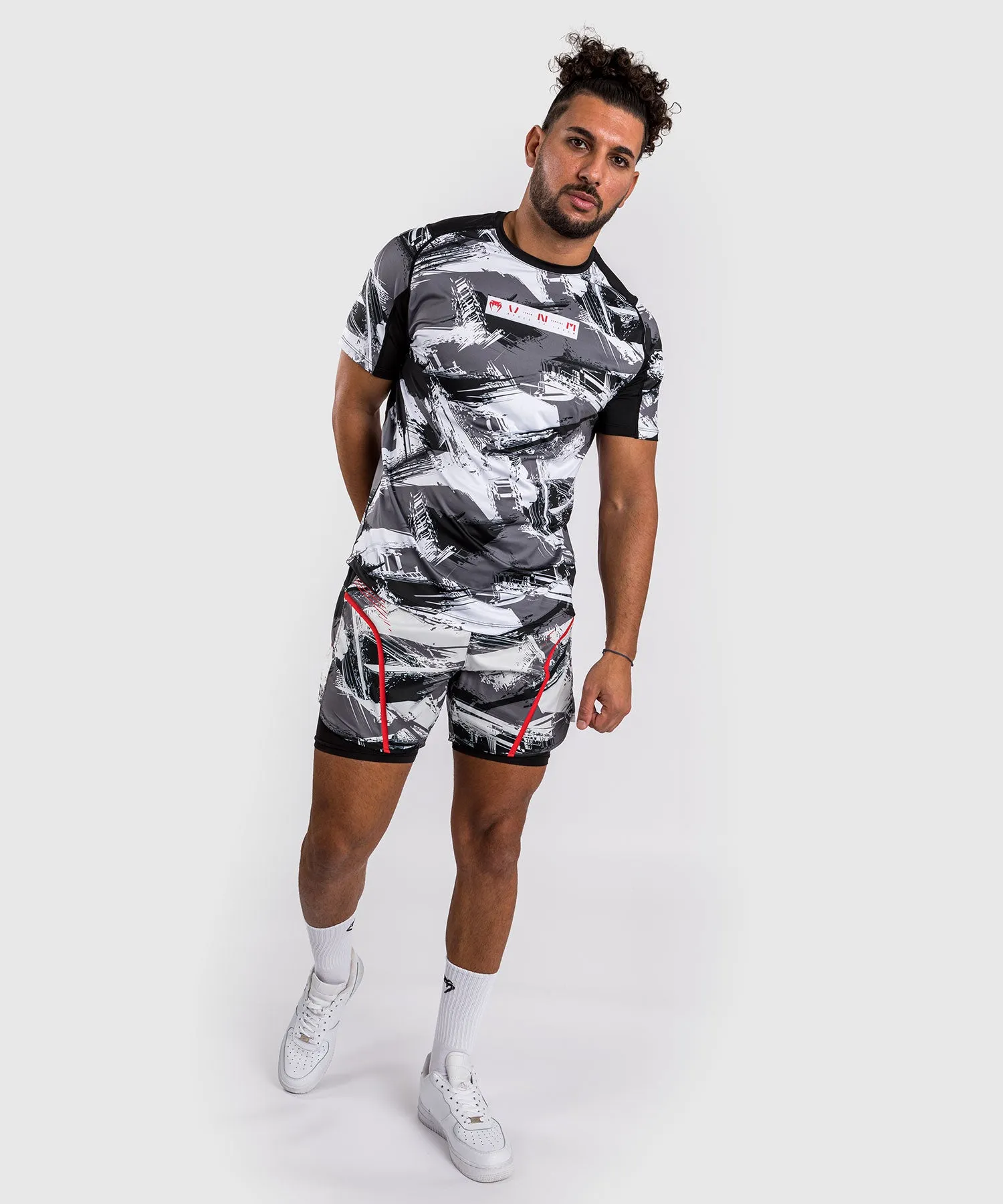 Venum Electron 3.0 Dry-Tech t-shirt - Grey/Red
