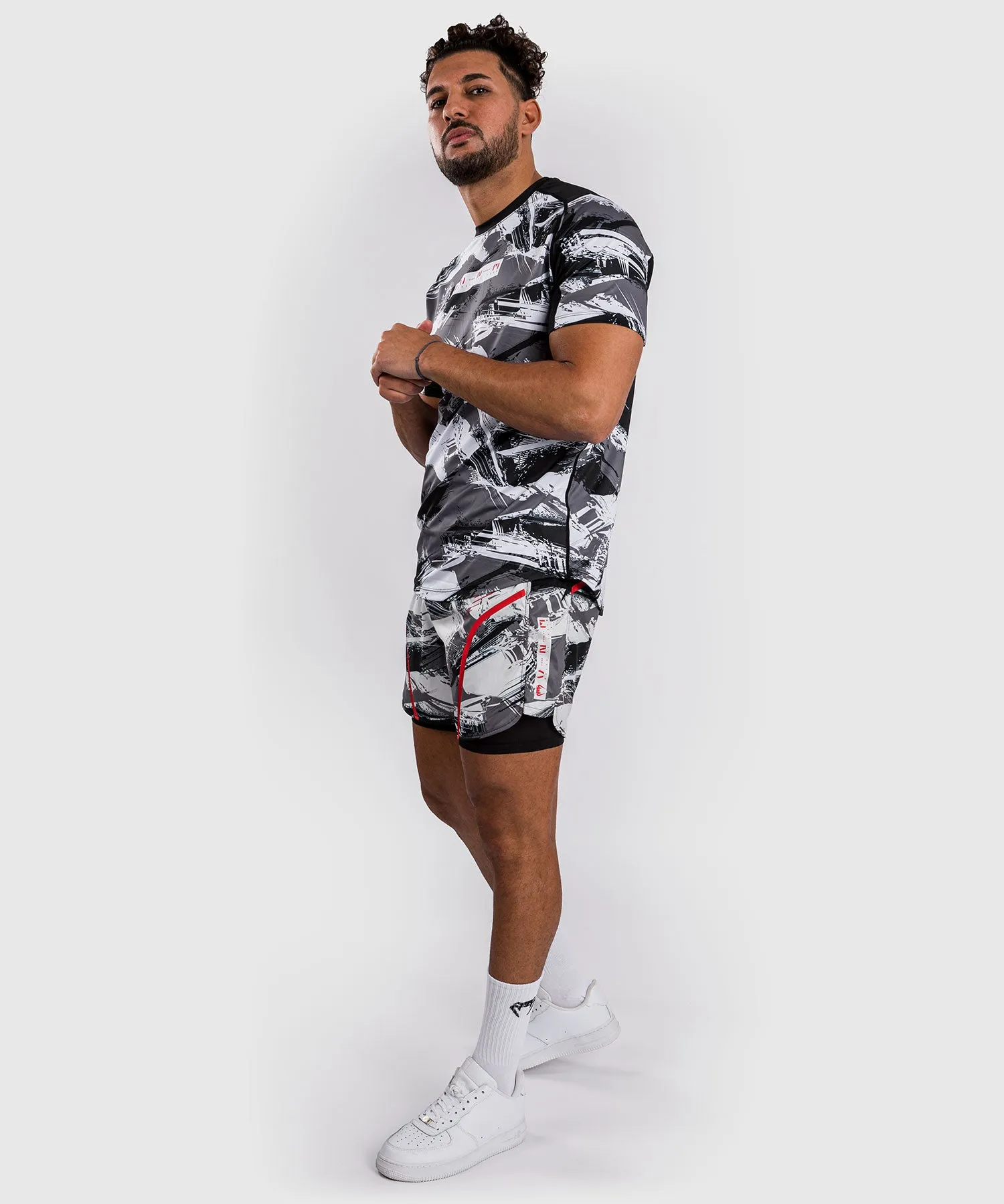 Venum Electron 3.0 Dry-Tech t-shirt - Grey/Red