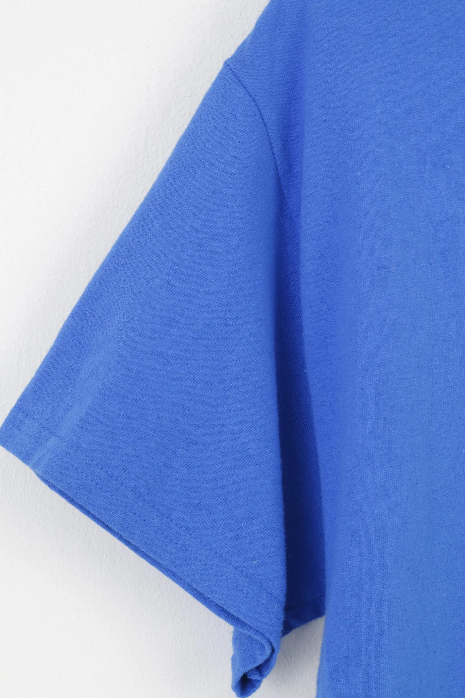 Wembley Men M T-Shirt Blue Cotton Football Club Reading Vintage Sport Top