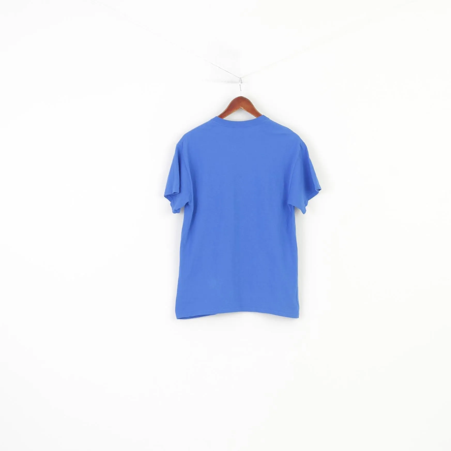 Wembley Men M T-Shirt Blue Cotton Football Club Reading Vintage Sport Top